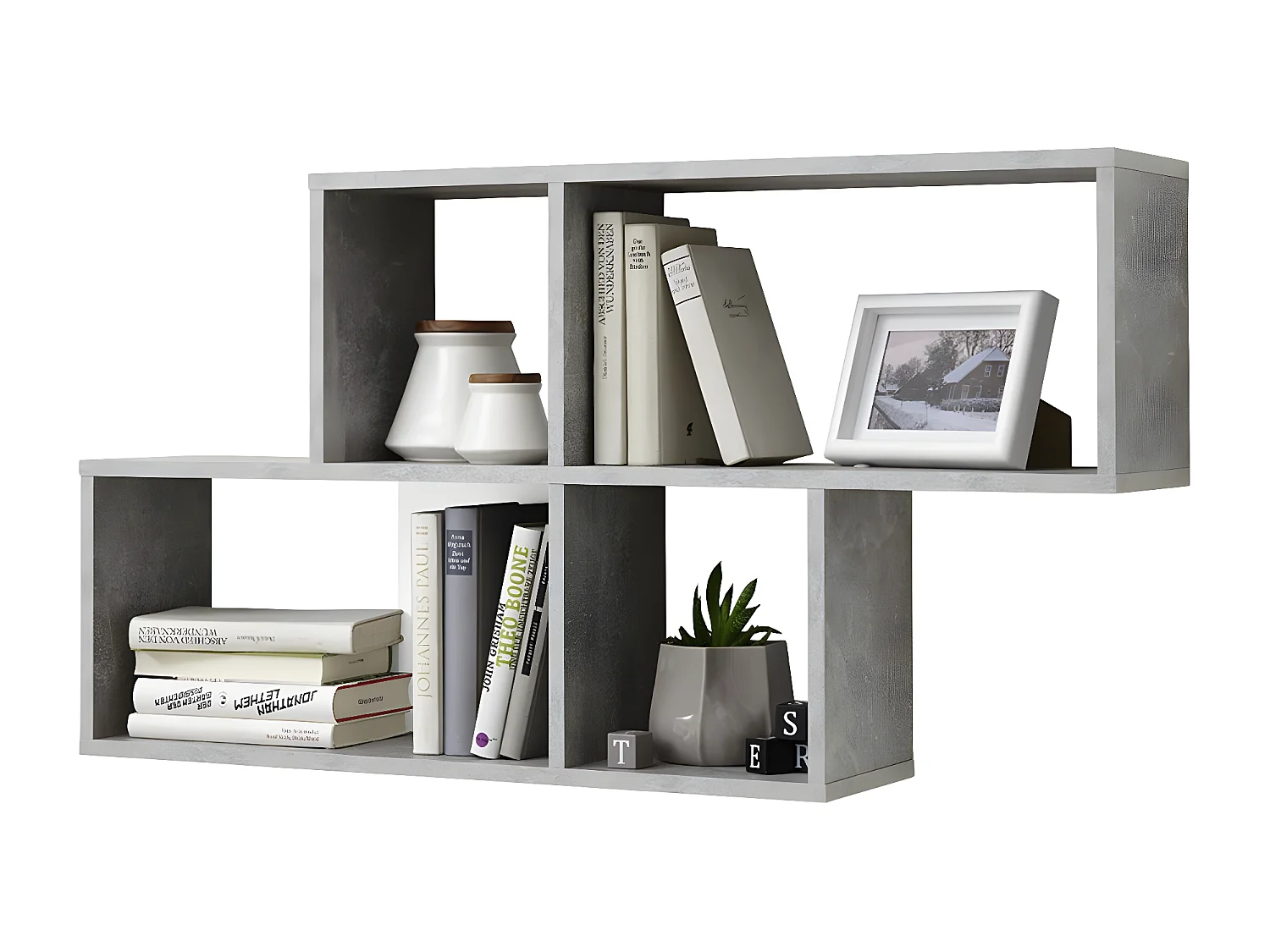 Etagère murale 4 Compartiments L100 cm - Nora