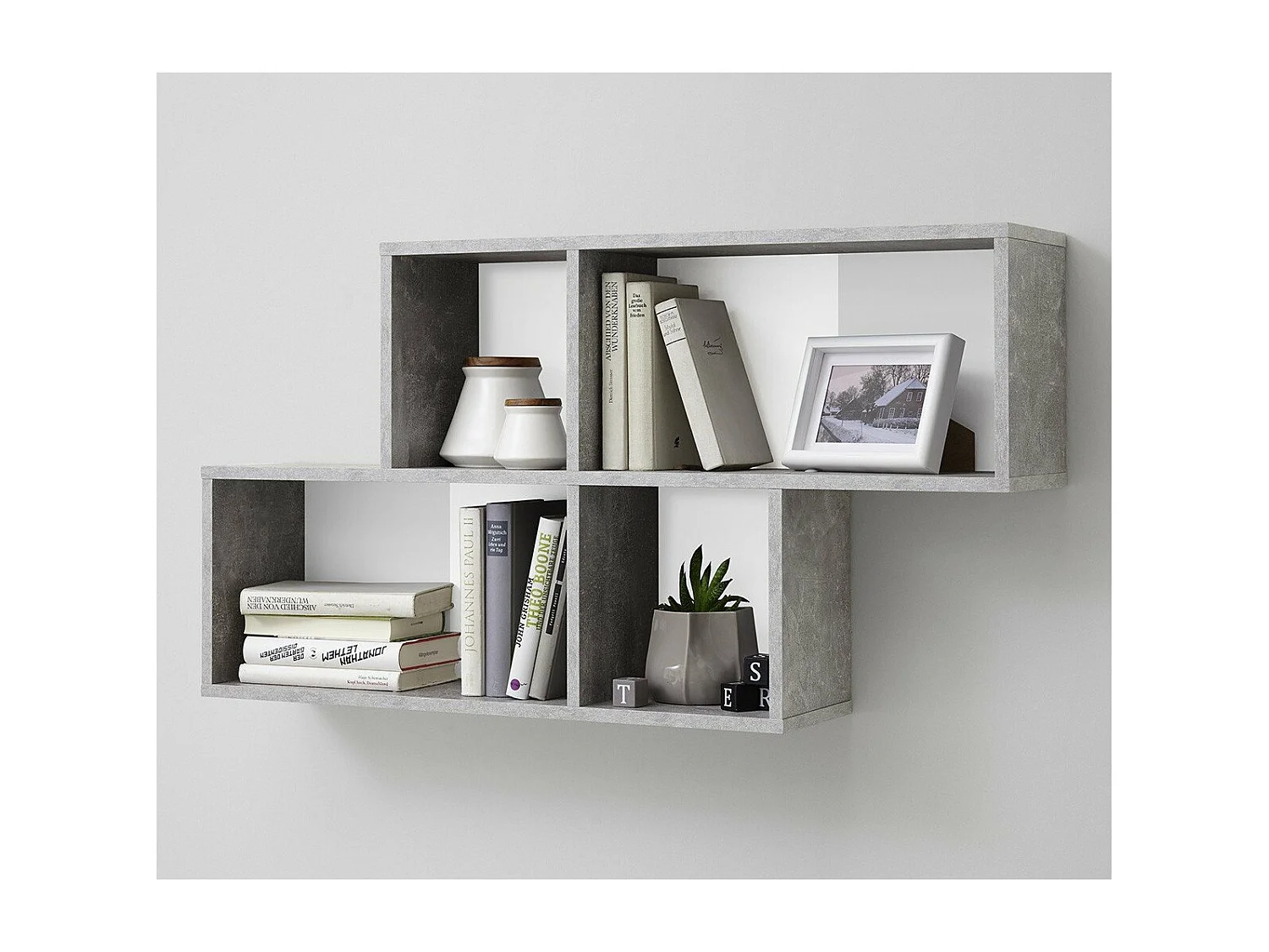 Etagère murale 4 Compartiments L100 cm - Nora