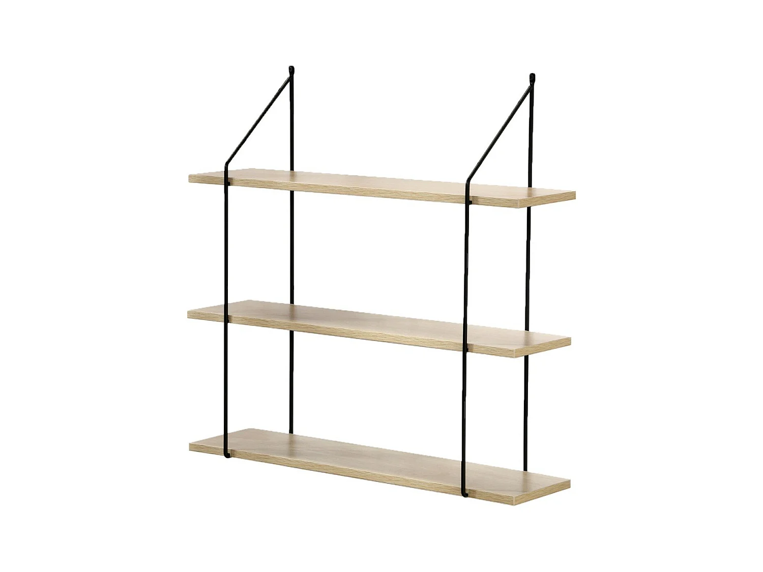 Étagère Murale 3 Niveaux décor Bois L60 cm