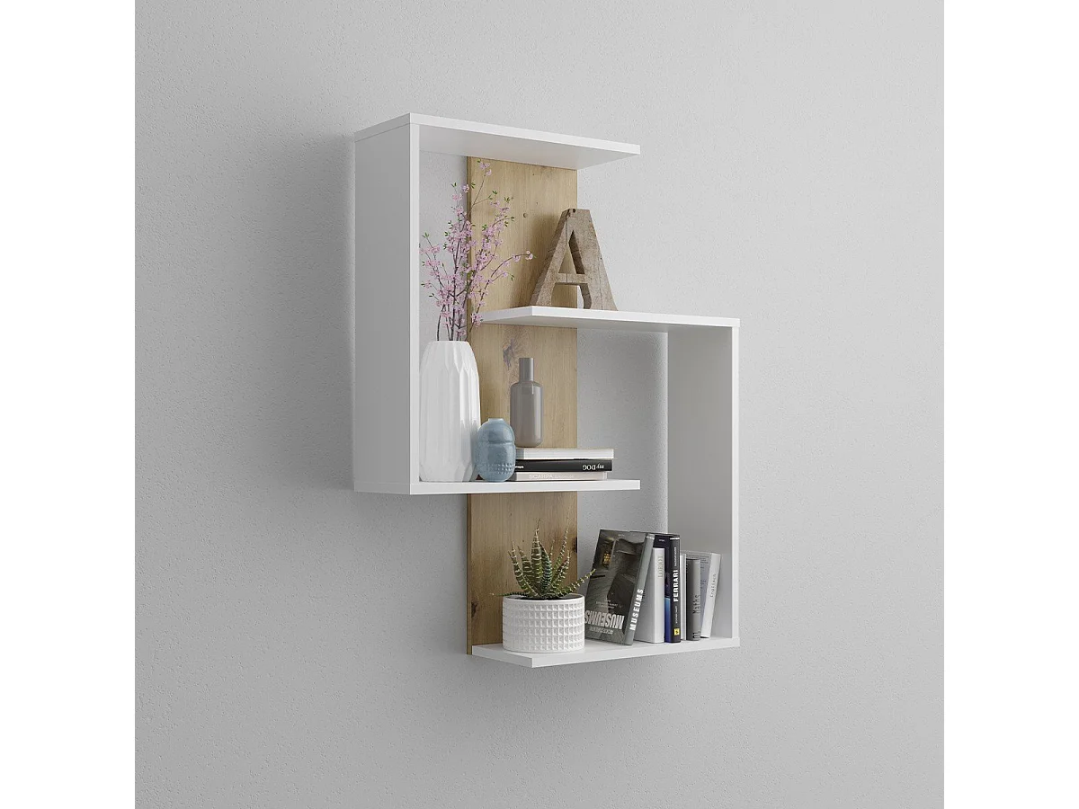 Etagère Murale 4 Tablettes L65 cm - Kreta