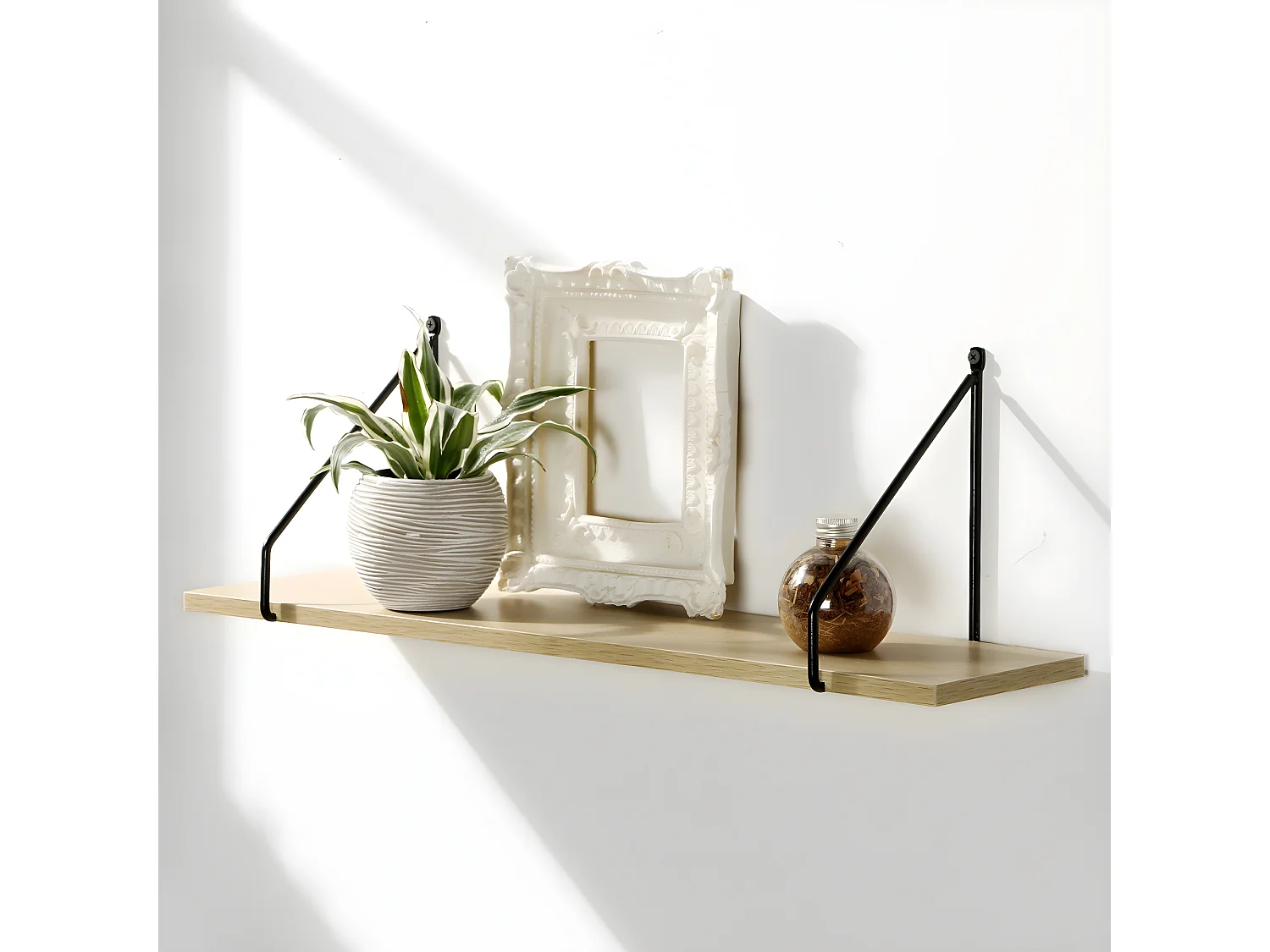 Muurplank 60 cm industriële stijl