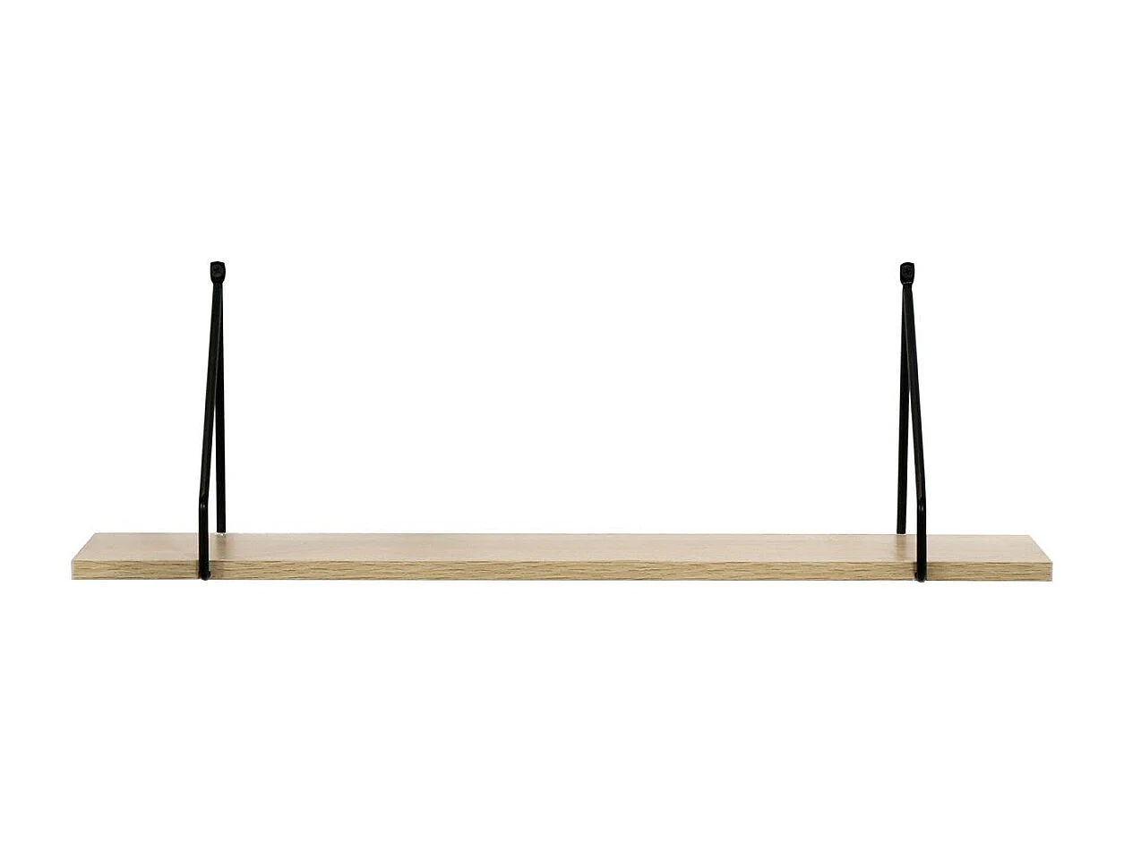 Półka ścienna 60 cm w stylu industrialnym