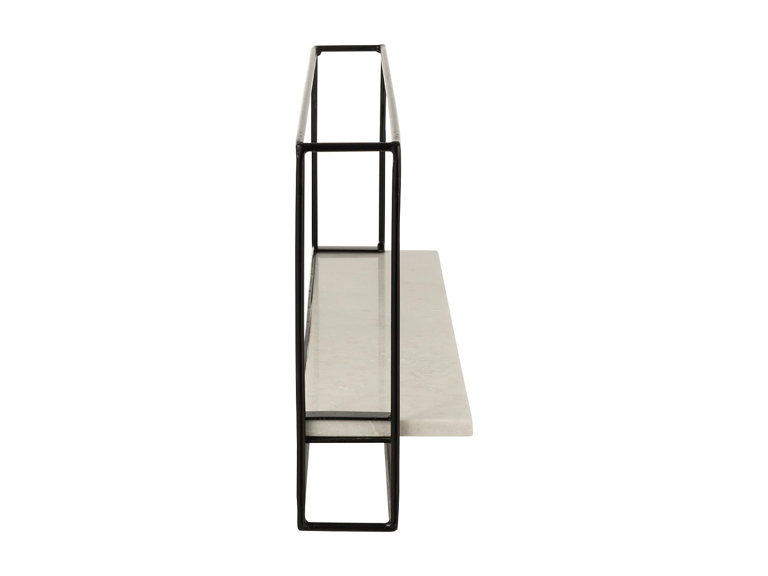 Etagere Murale 1 niveau en marbre blanc - L 65cm