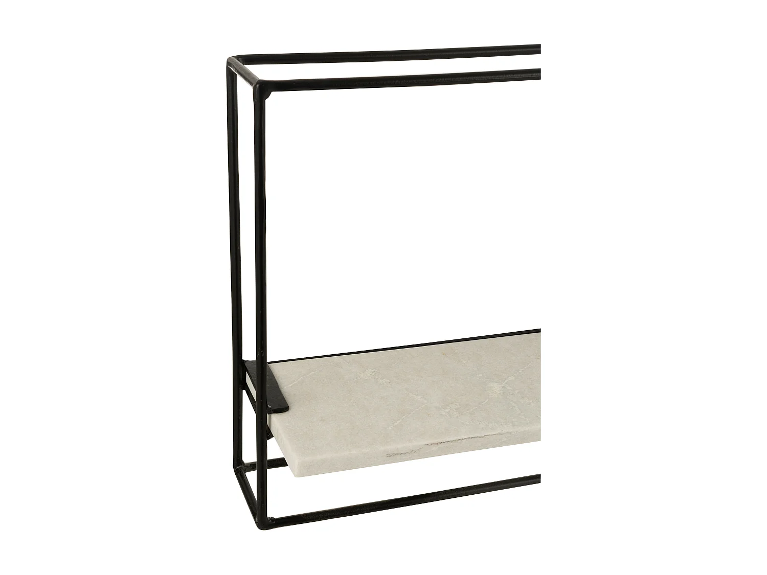 Etagere Murale 1 niveau en marbre blanc - L 65cm