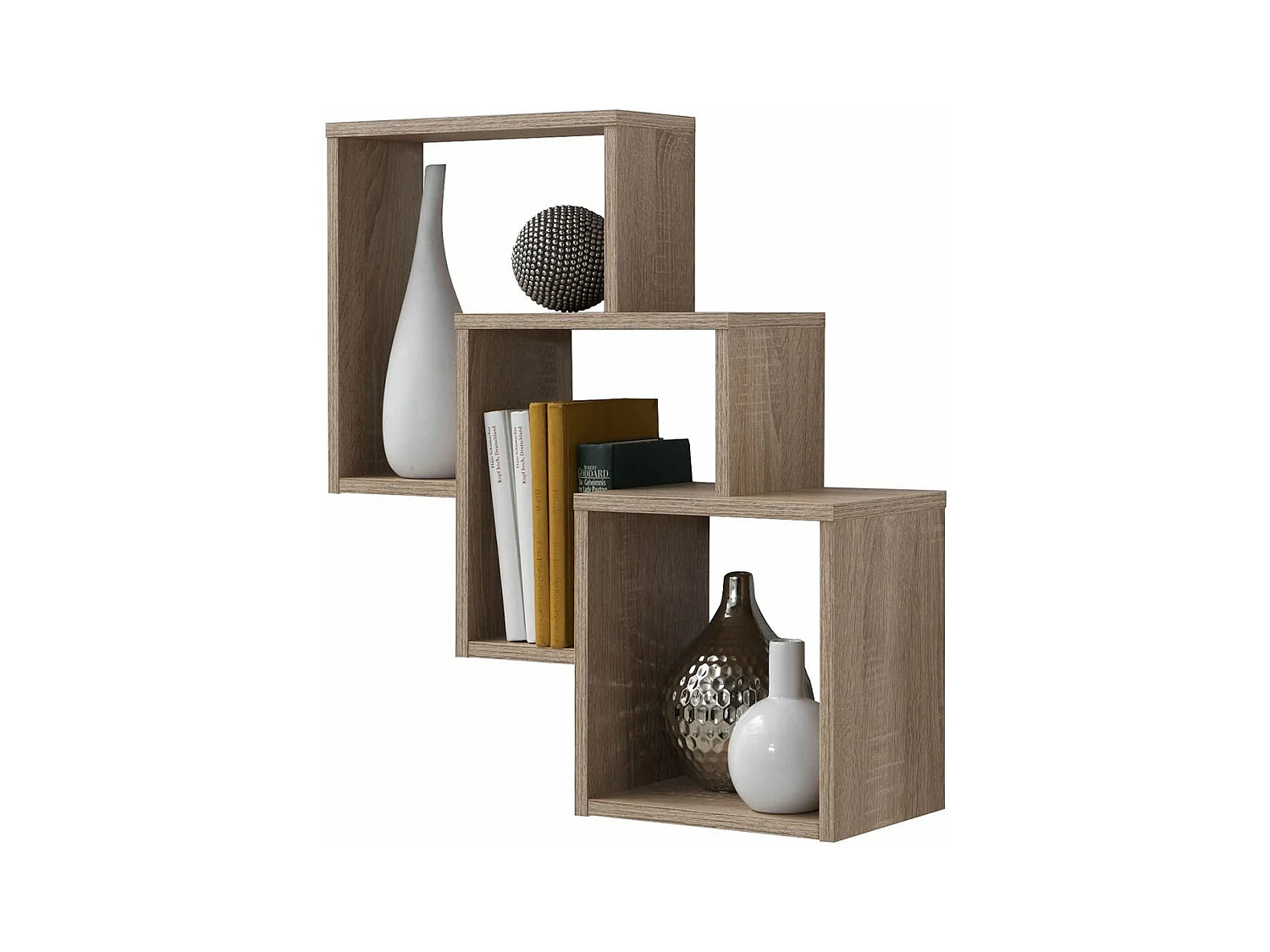 Étagère Murale avec 3 Compartiments L64 cm - Fibi