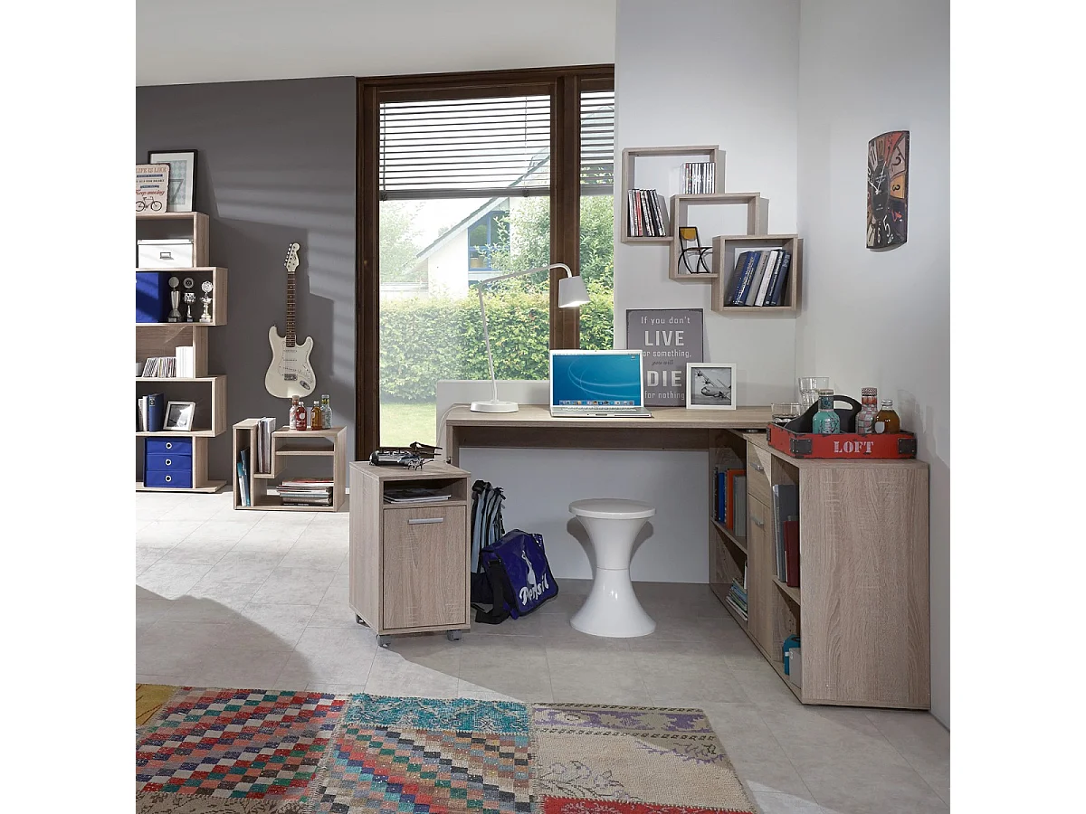 Étagère Murale avec 3 Compartiments L64 cm - Fibi