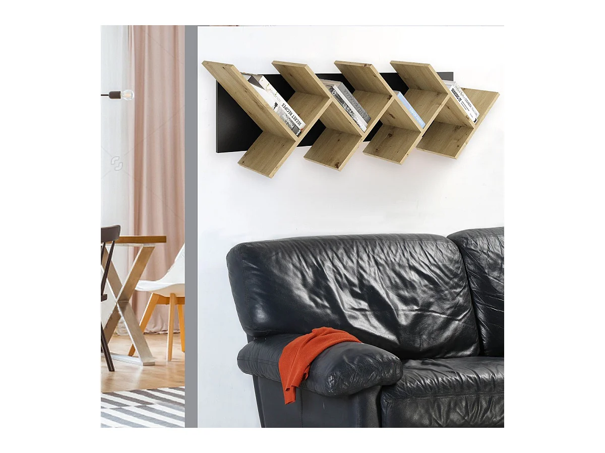 Etagère Murale à Livres L127.5 cm - Büchen