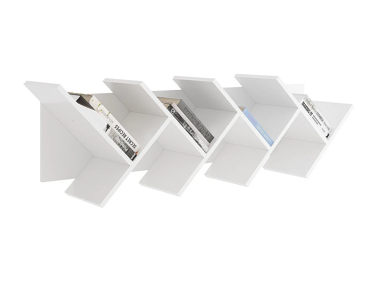 Półka ścienna na książki L127,5 cm - Büchen