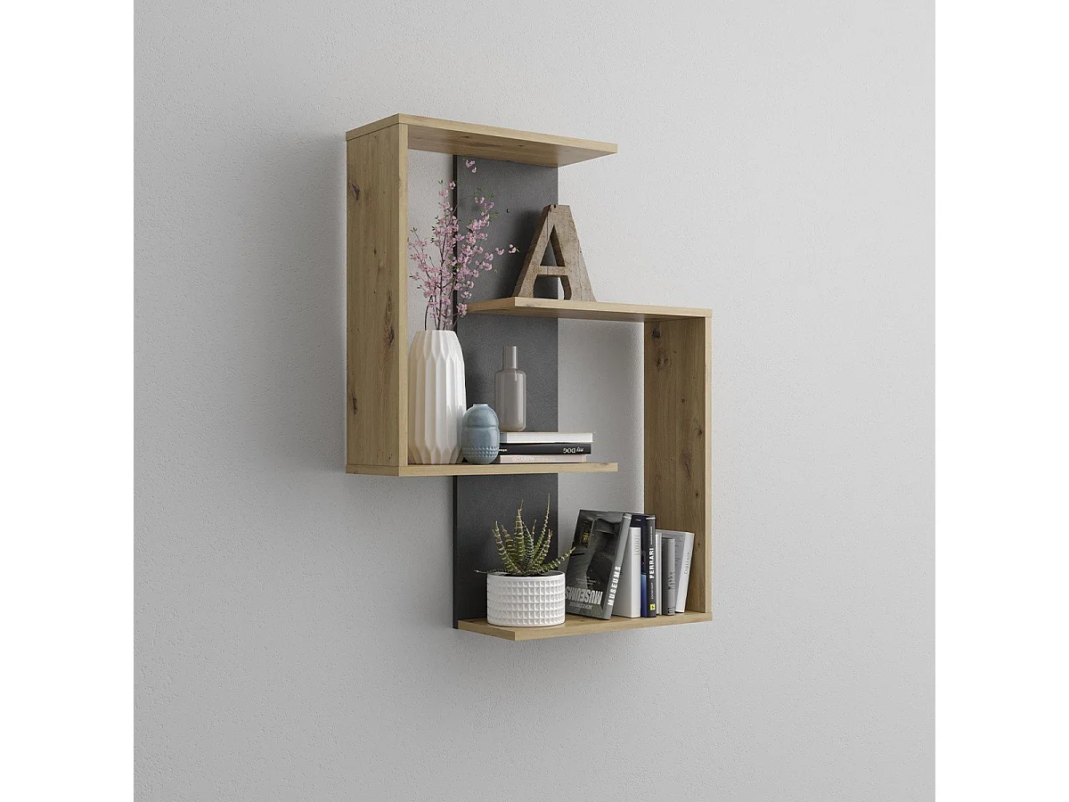 Etagère Murale 4 Tablettes L65 cm - Kreta