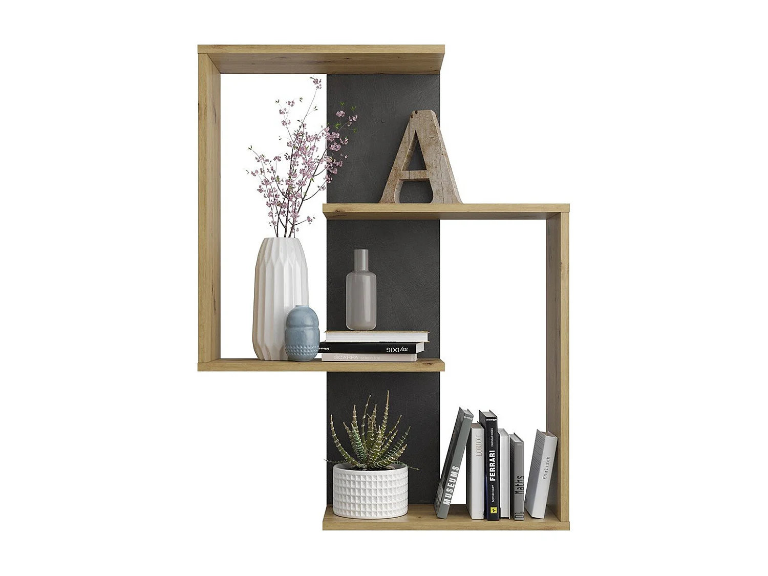 Etagère Murale 4 Tablettes L65 cm - Kreta