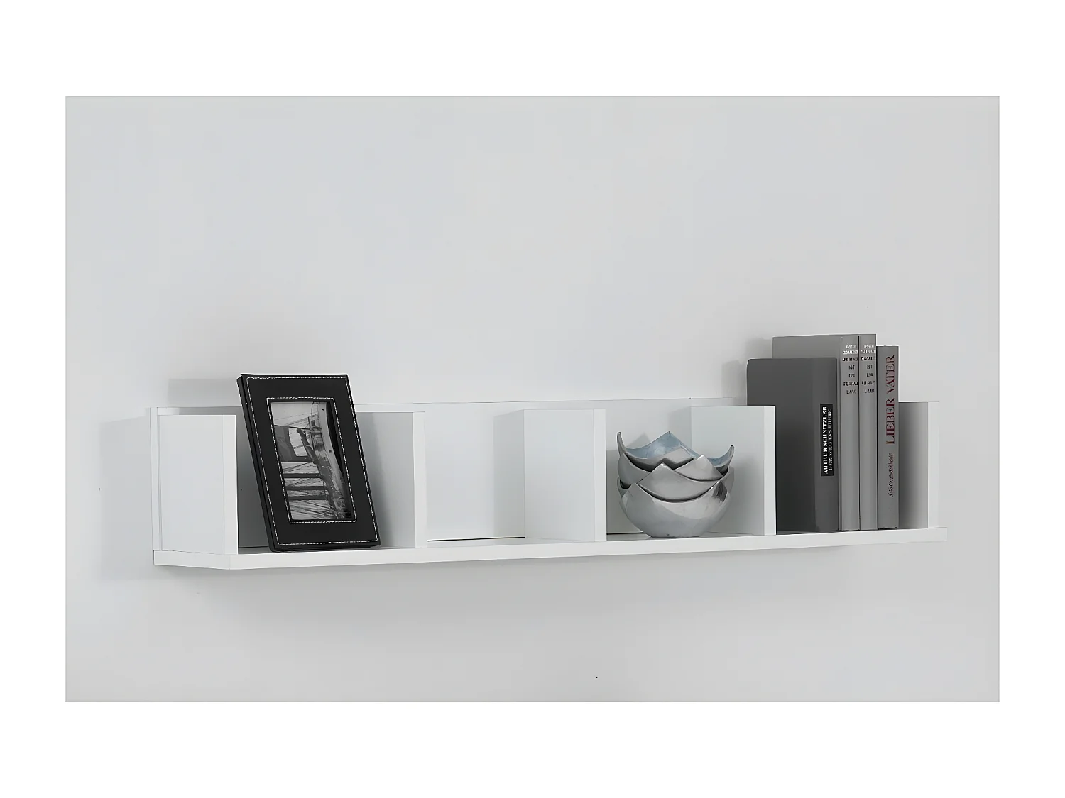 Etagère murale avec 4 compartiments L92 cm - Point