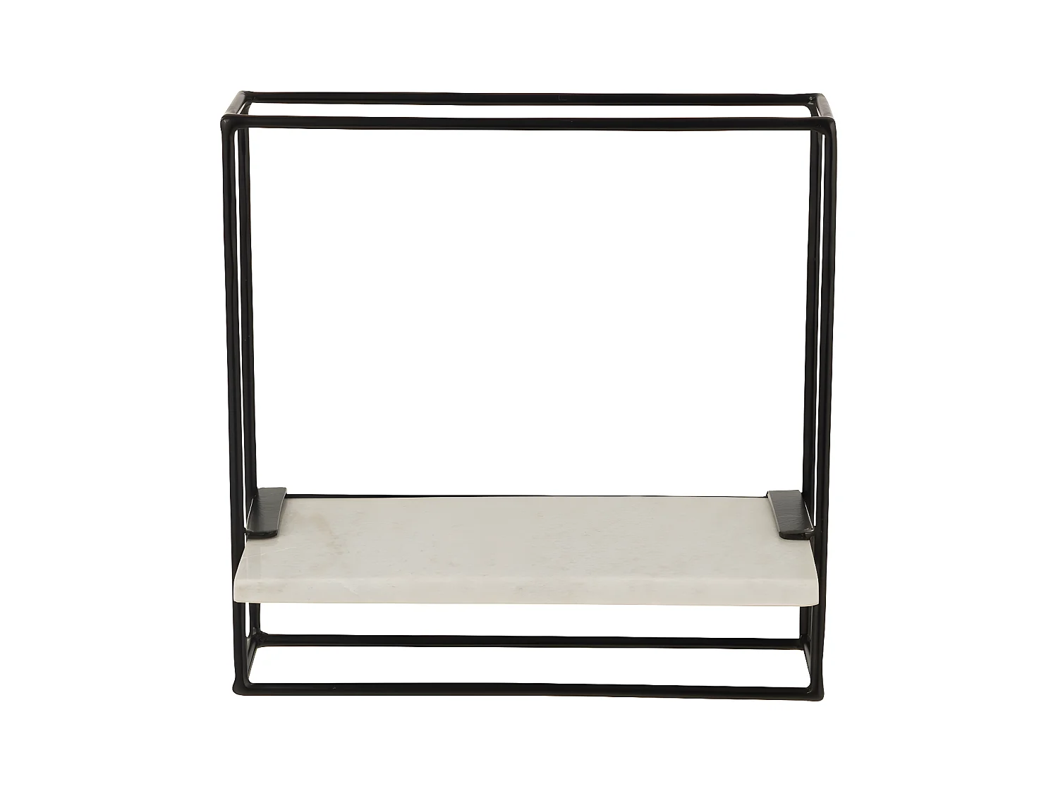 Etagere Murale 1 niveau en marbre blanc - L 35cm