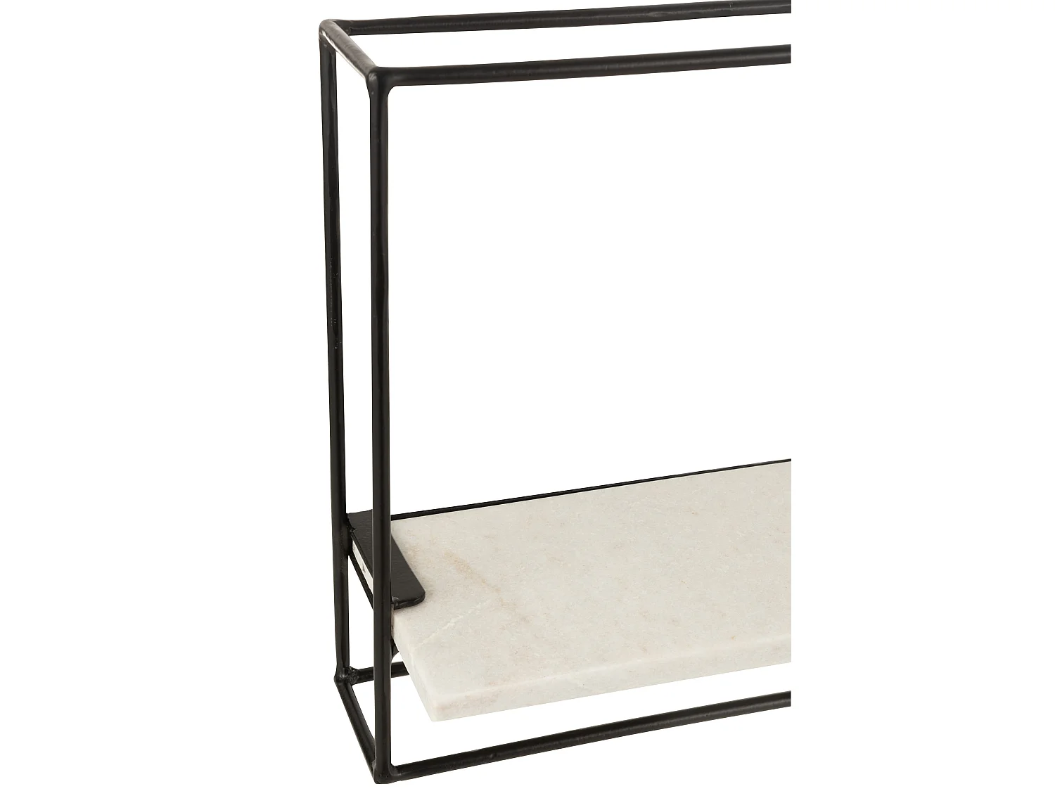 Estante de pared 1 tabla Rica mármol blanco L 15,5 cm