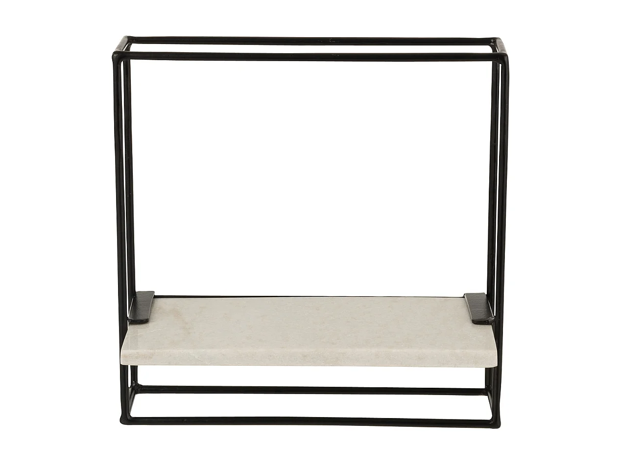 Etagere Murale 1 niveau en marbre blanc - L 35cm