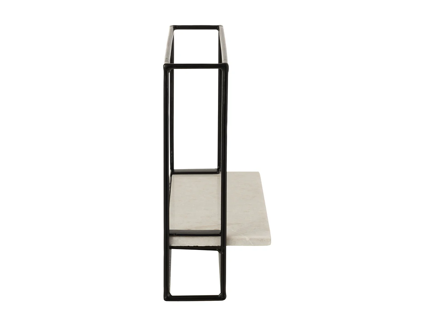 Etagere Murale 1 niveau en marbre blanc - L 35cm