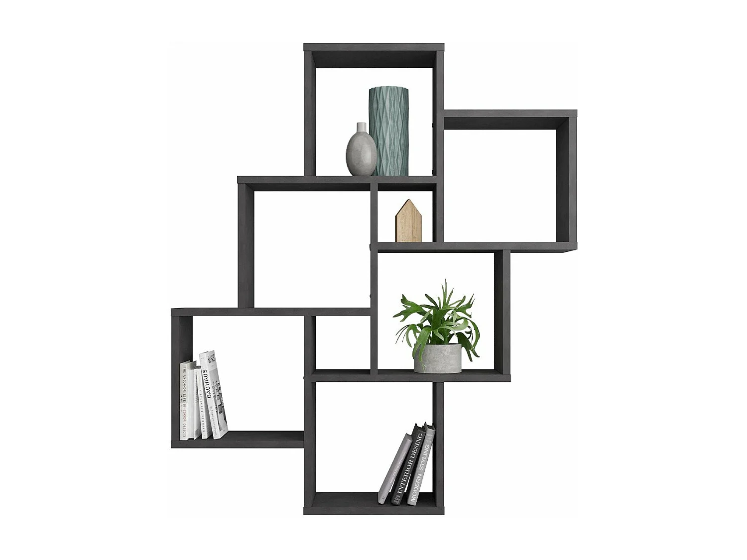 Étagère Murale Flottante 8 Compartiments - Laurio