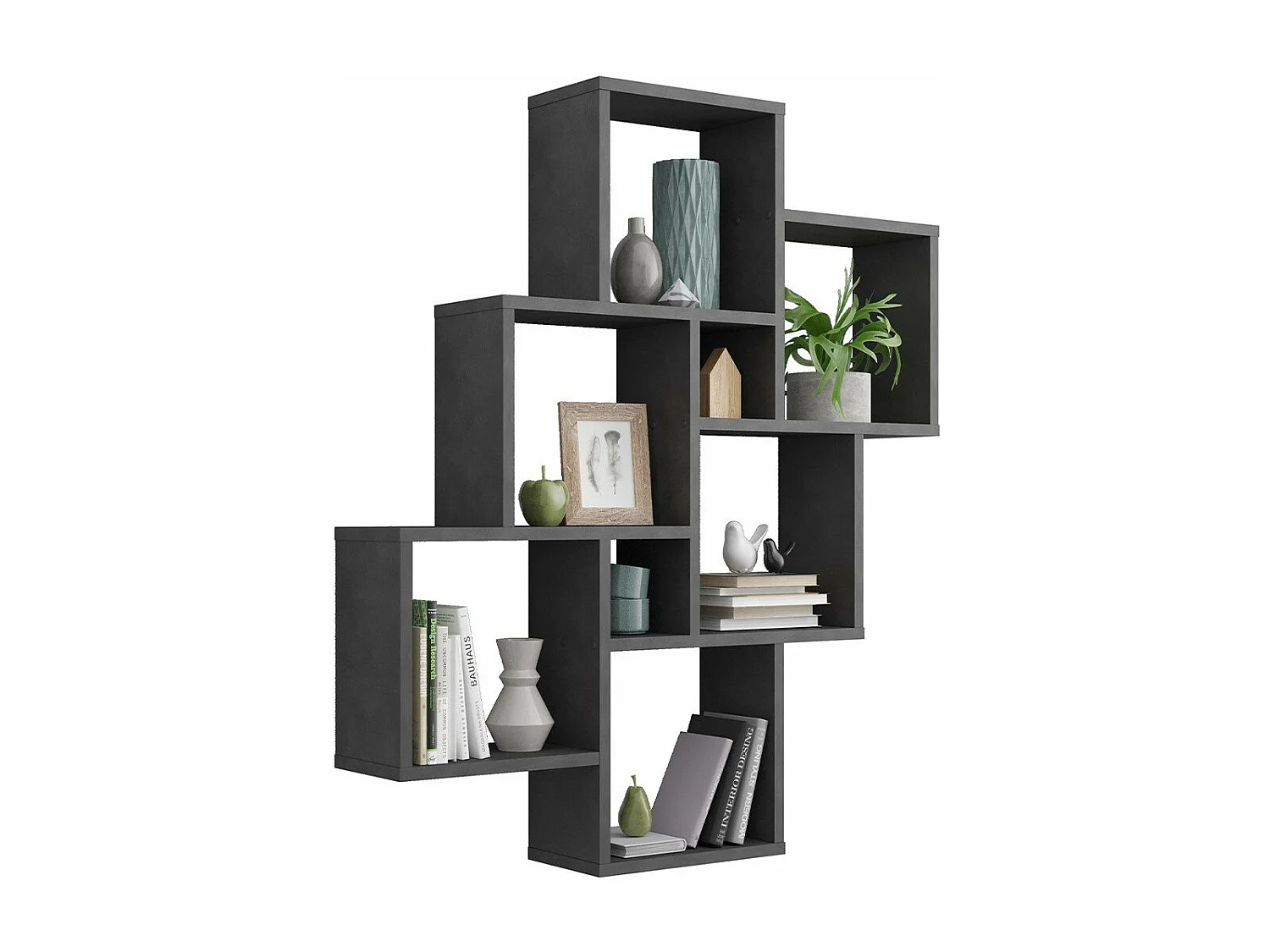 Étagère Murale Flottante 8 Compartiments - Laurio