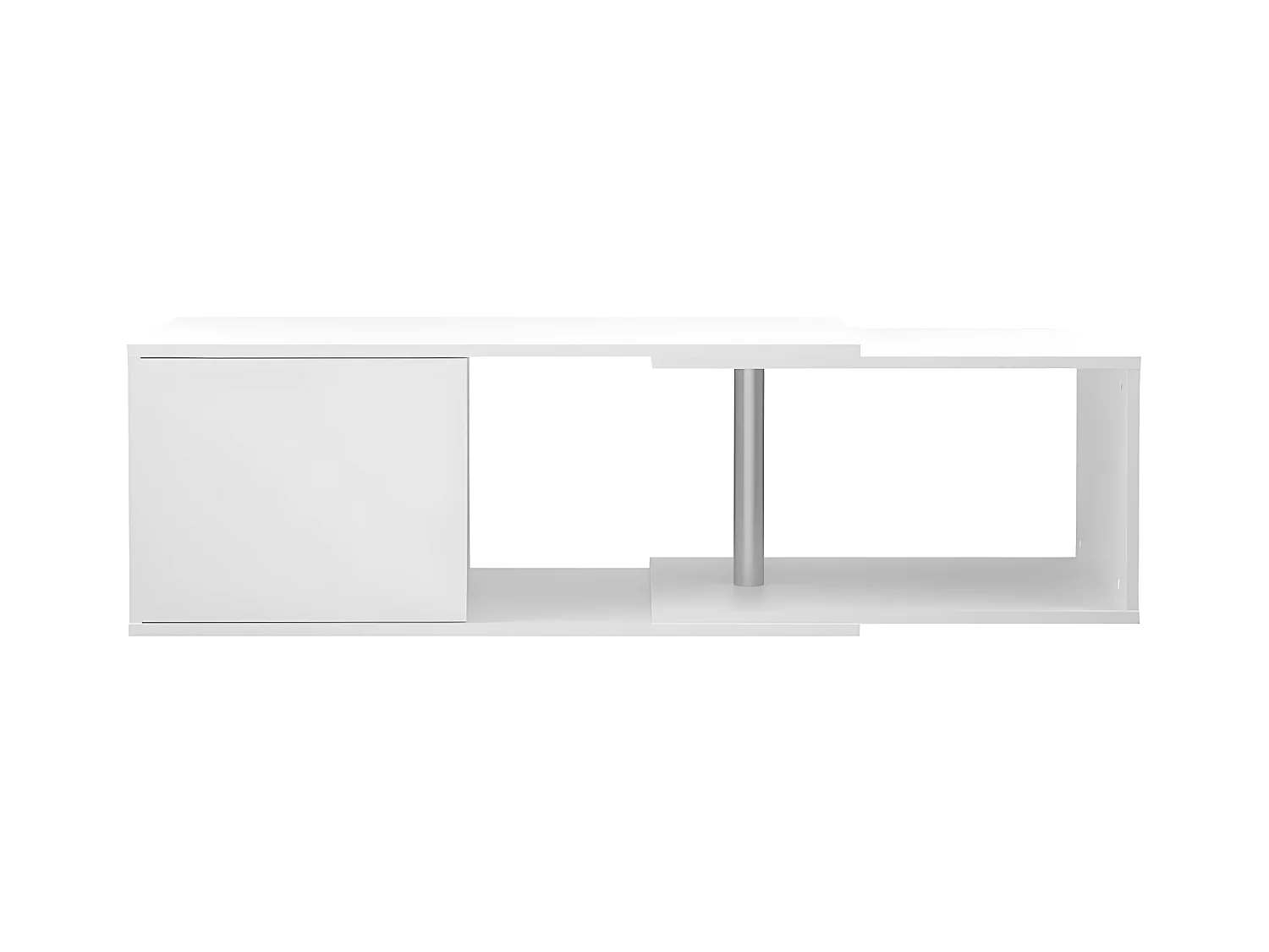 Étagère Murale 1 Porte 2 Niches Angle Modulable - Flex