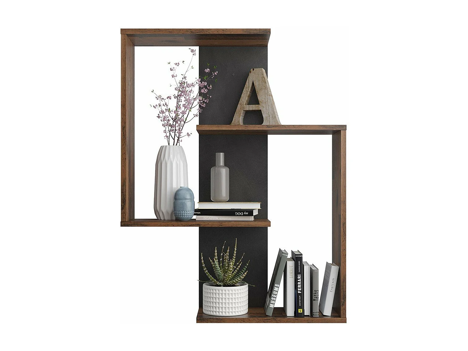 Etagère Murale 4 Tablettes L65 cm - Kreta