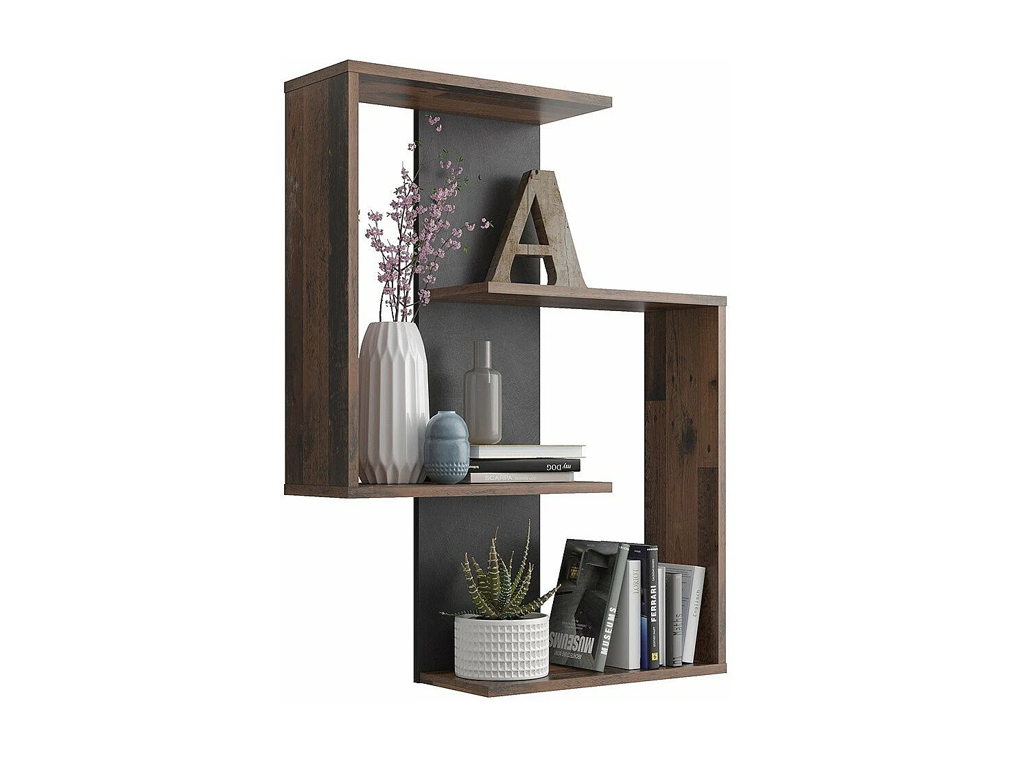 Etagère Murale 4 Tablettes L65 cm - Kreta