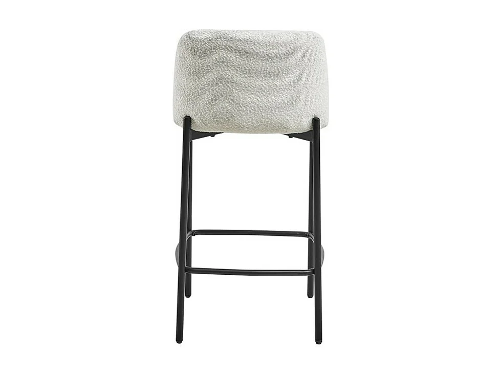 ELISE Thekenstuhl in Weiß, Maße H91 x B44 x T42 cm