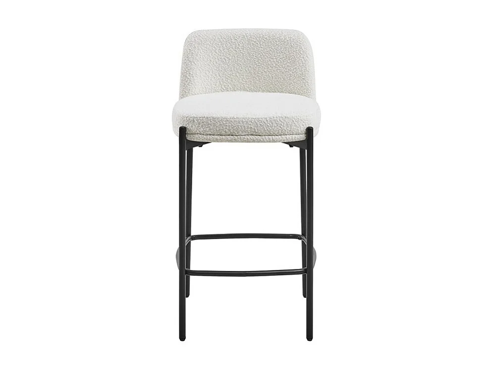 Barkruk ELISE wit, afmetingen H91 x B44 x D42 cm