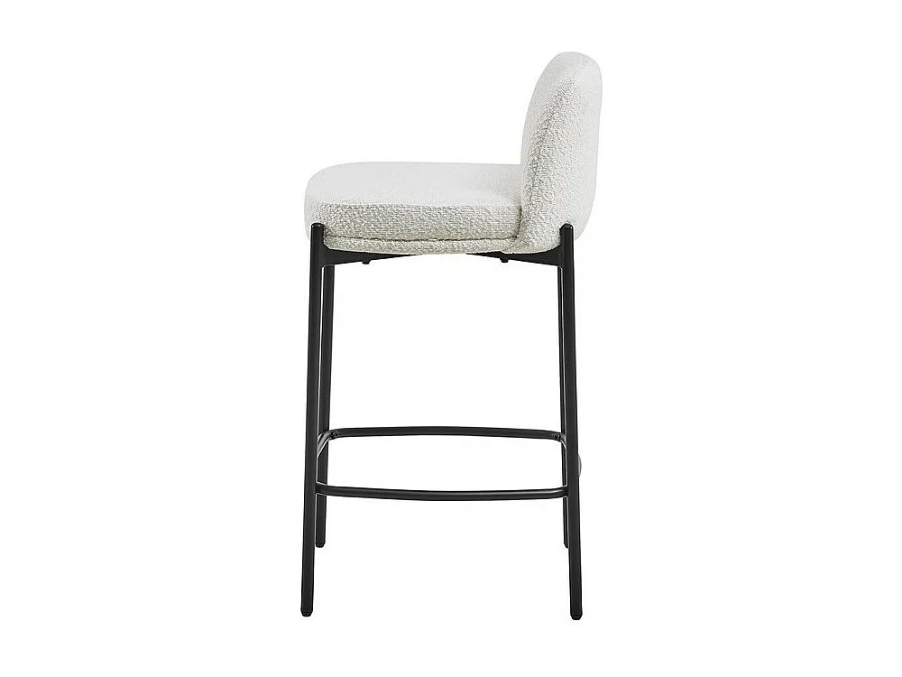 Barkruk ELISE wit, afmetingen H91 x B44 x D42 cm