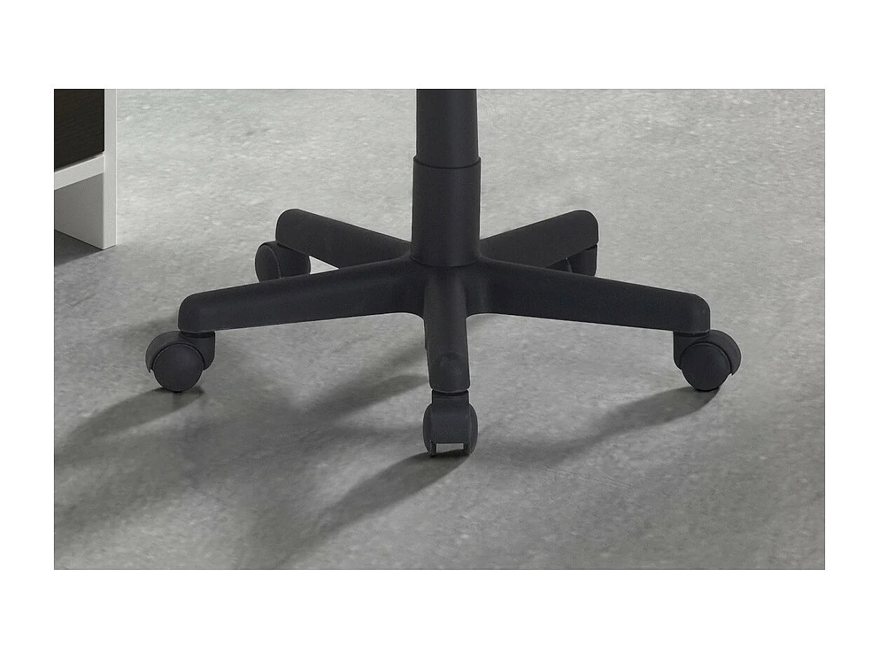 Chaise de bureau IPOLIST – Tissu filet noir – Hauteur réglable 86-98 cm – Style moderne et ergonomique