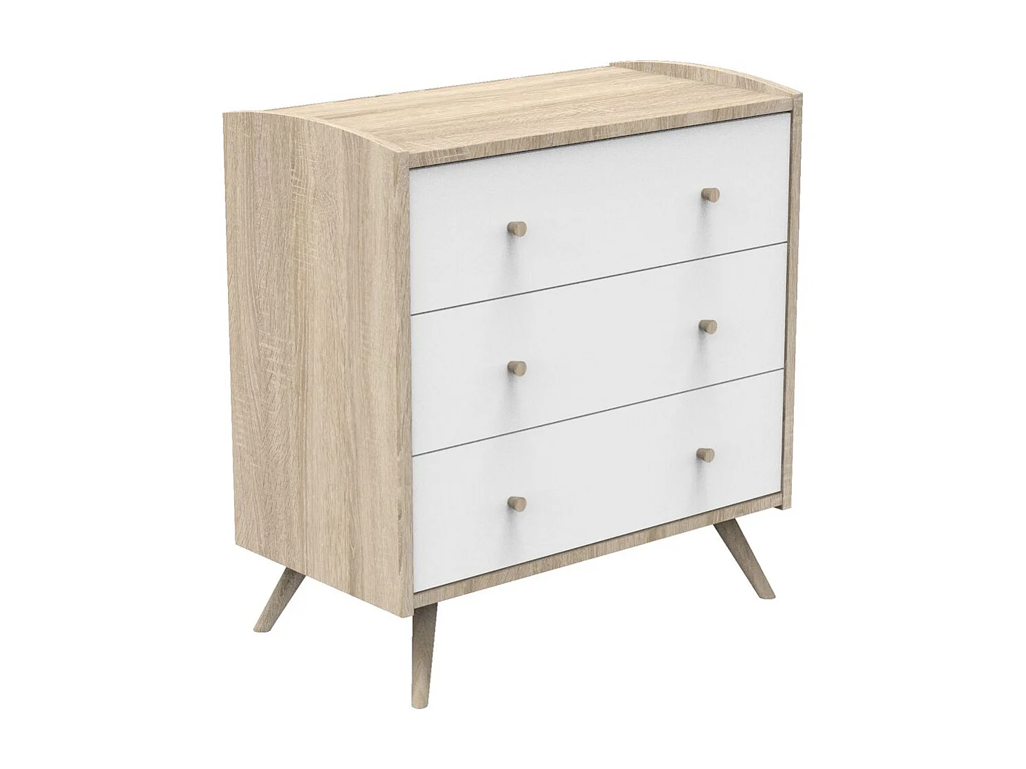 Cassettone a 3 cassetti