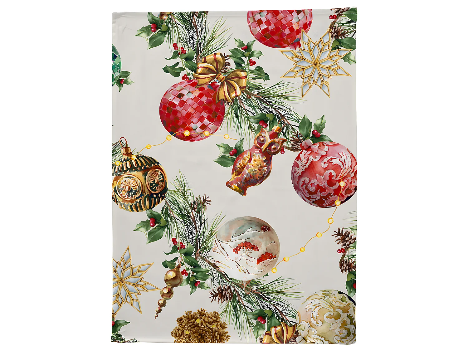 Lot de 2 torchons de NOËL DECORATION XMAS 50x70  cm