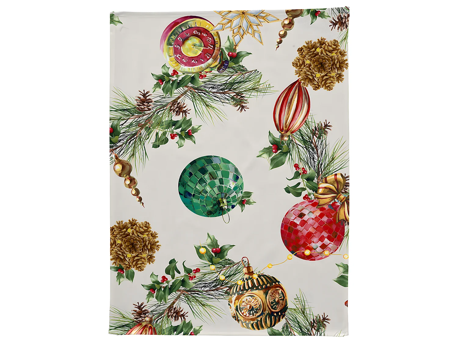 Lot de 2 torchons de NOËL DECORATION XMAS 50x70  cm