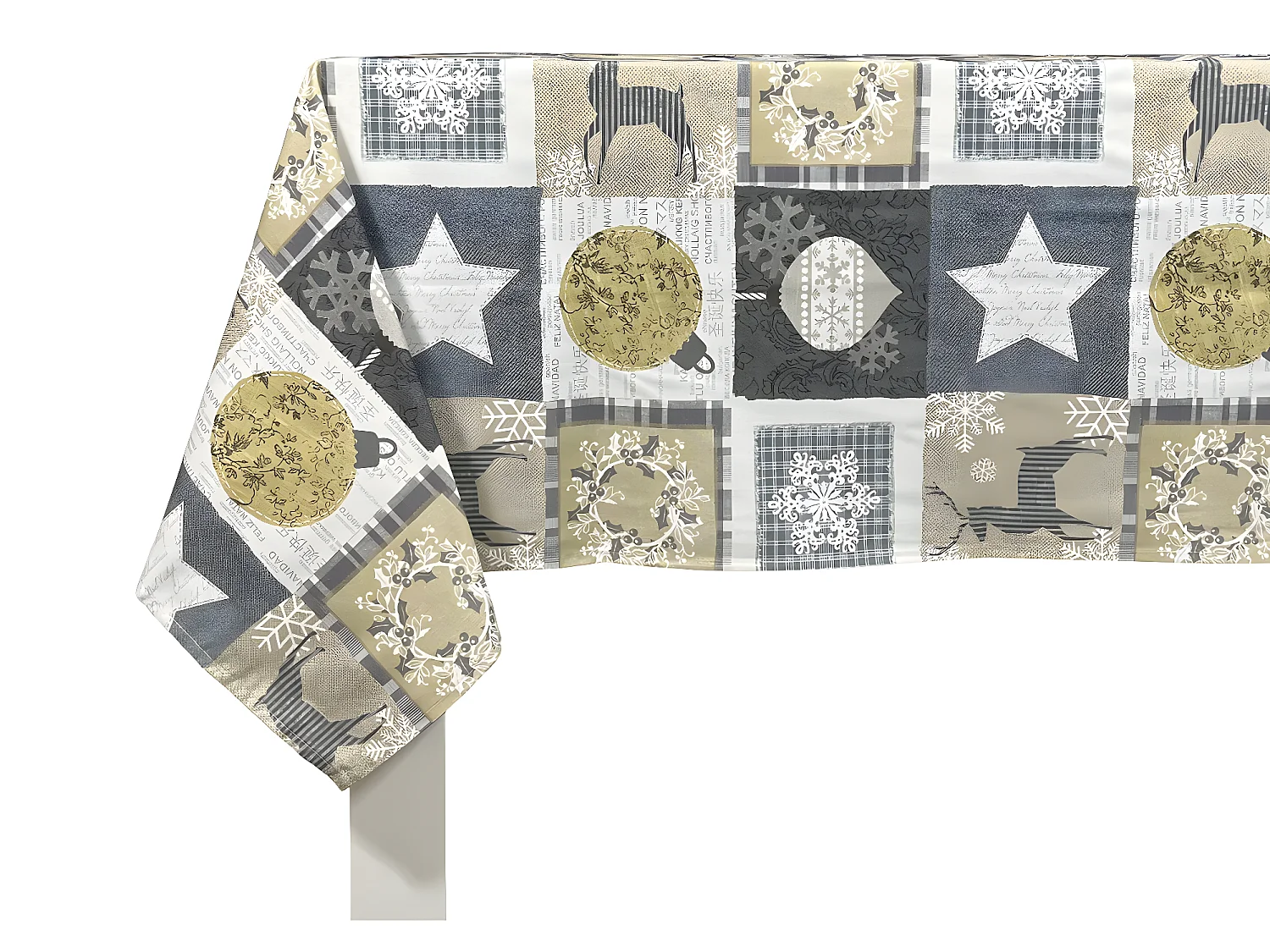 Nappe de NOËL RUSTIC XMAS 150x200 cm