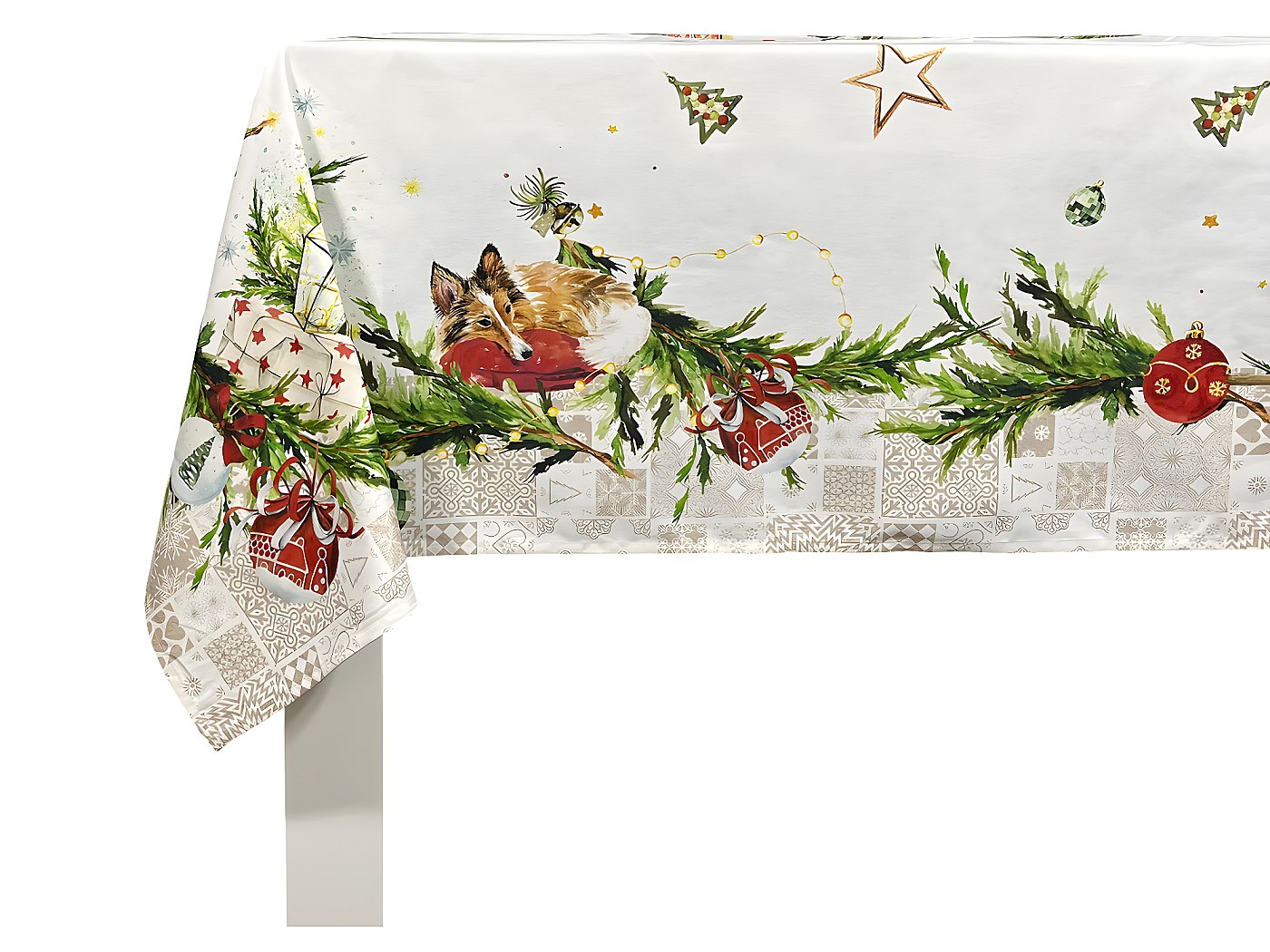 nappe pour table de noel
