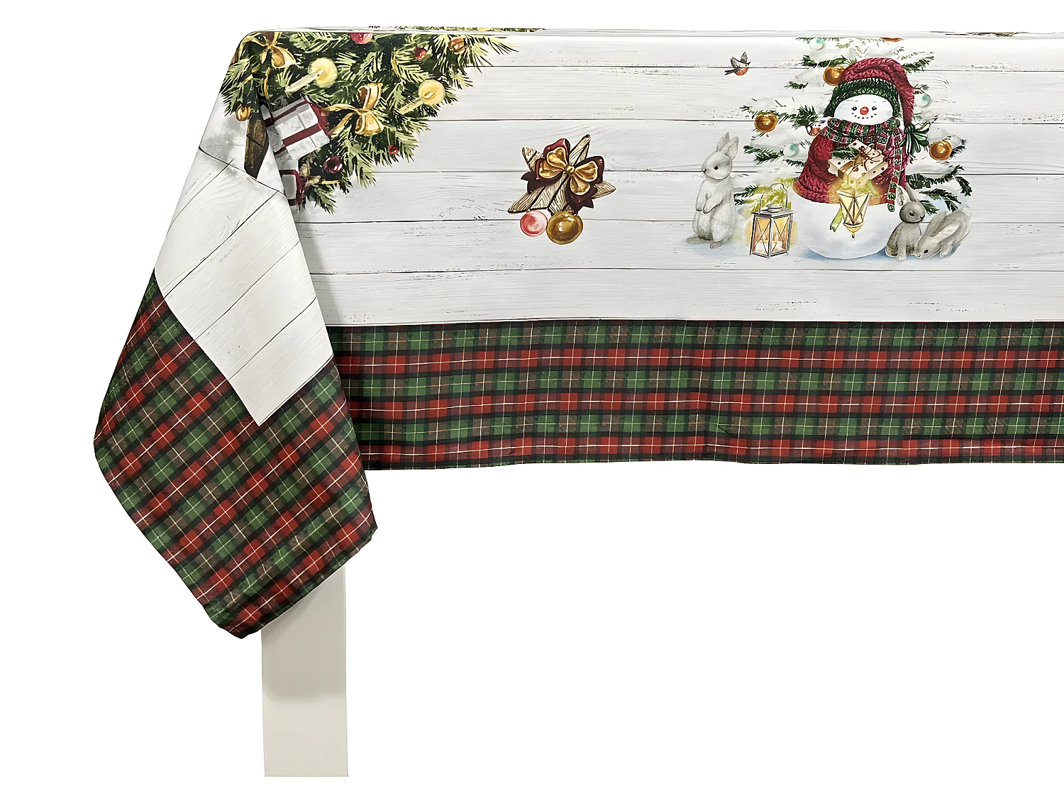 Nappe de NOËL HOLLY JOLLY 150x200 cm