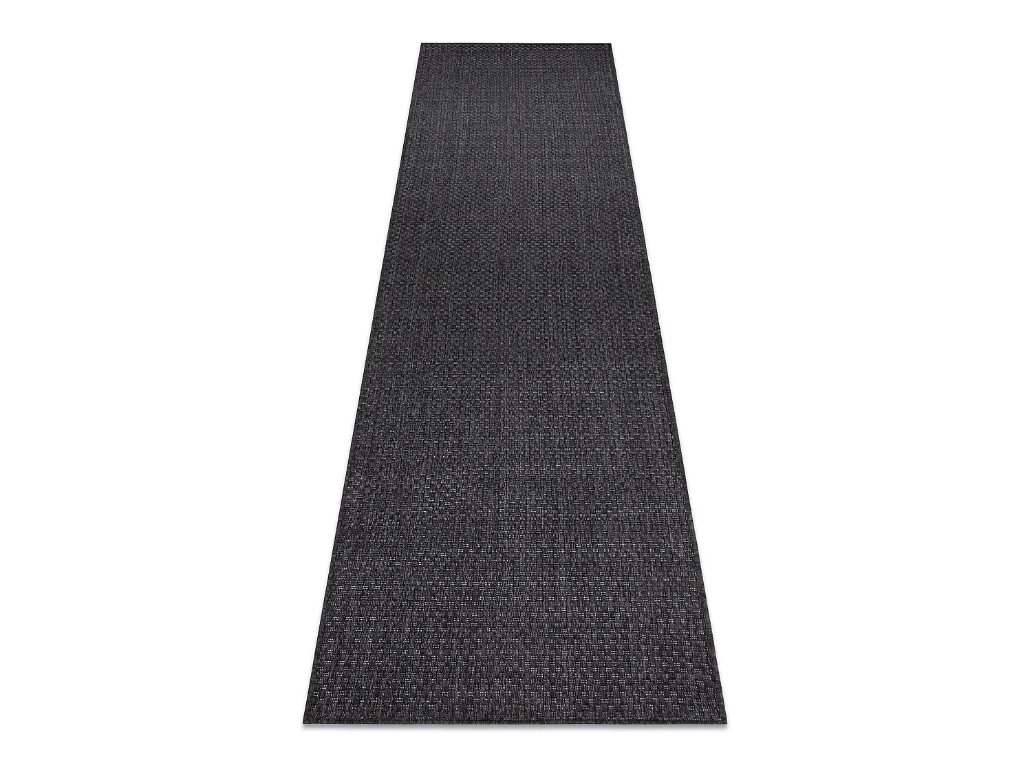 Tappeto, passatoia TIMO 6272 SIZAL all'aperto nero 60x300 cm