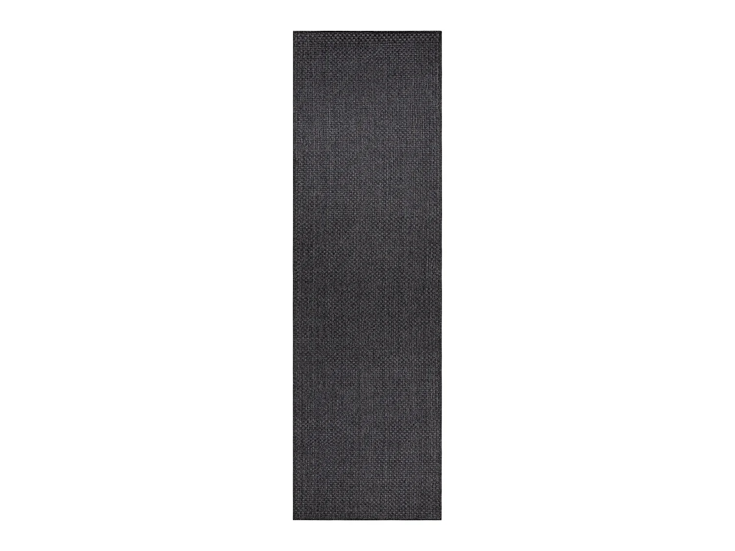 Tapis, tapis de couloir TIMO 6272 SIZAL extérieur noir 60x300 cm