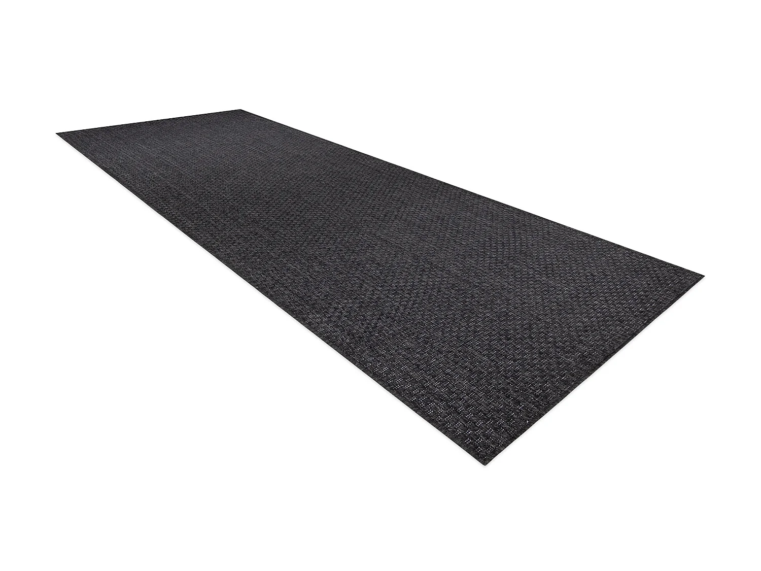 Tapis, tapis de couloir TIMO 6272 SIZAL extérieur noir 60x300 cm