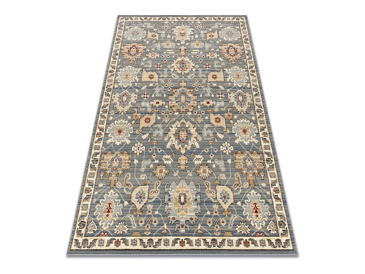 Tapis en laine KILIM 7945/52944 Boho gris / beige 200x250 cm