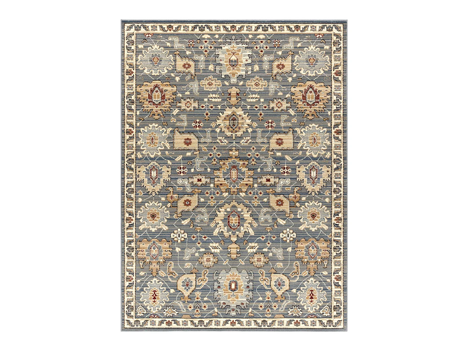 Tapis en laine KILIM 7945/52944 Boho gris / beige 200x250 cm