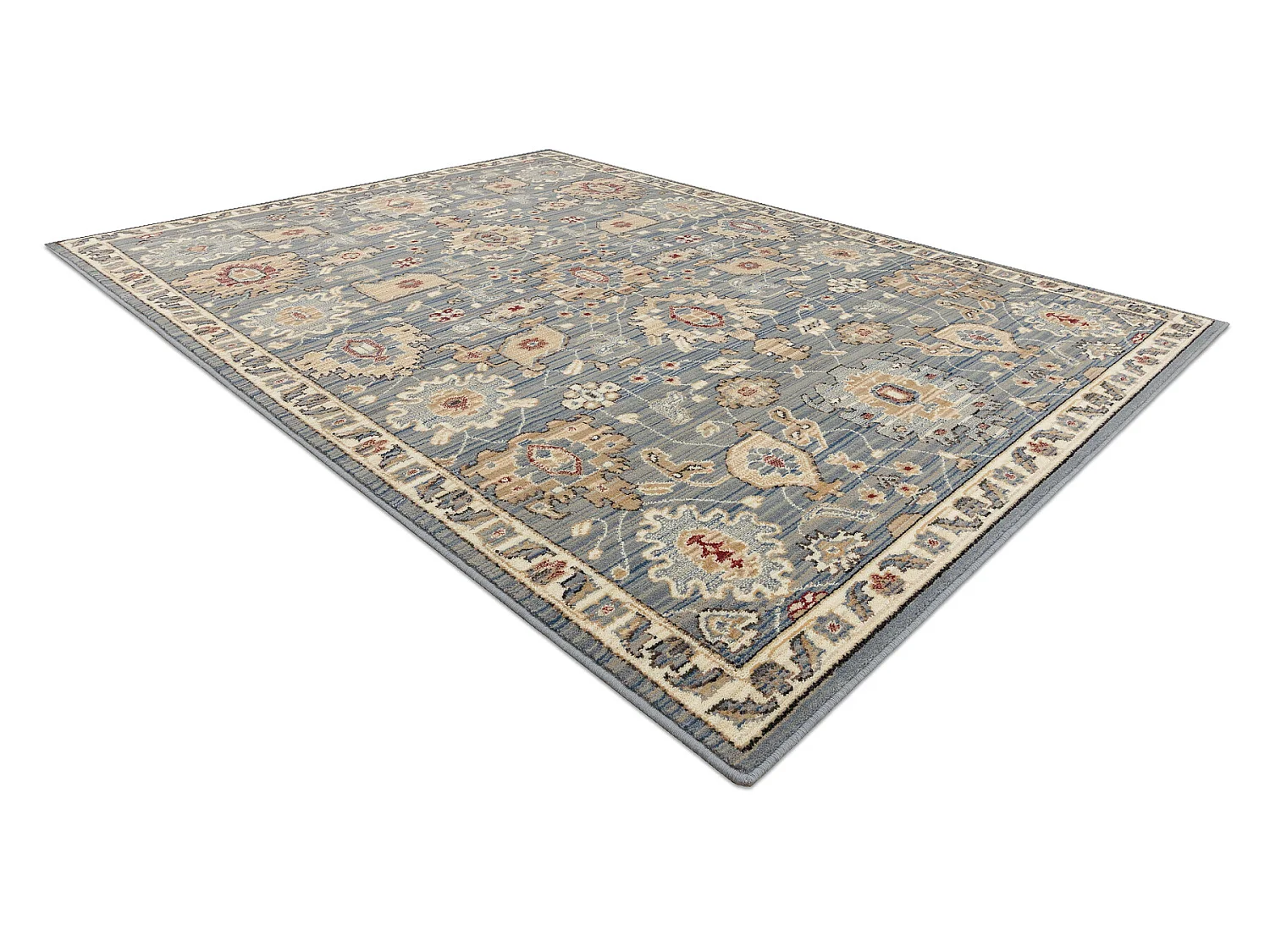 Tapis en laine KILIM 7945/52944 Boho gris / beige 200x250 cm