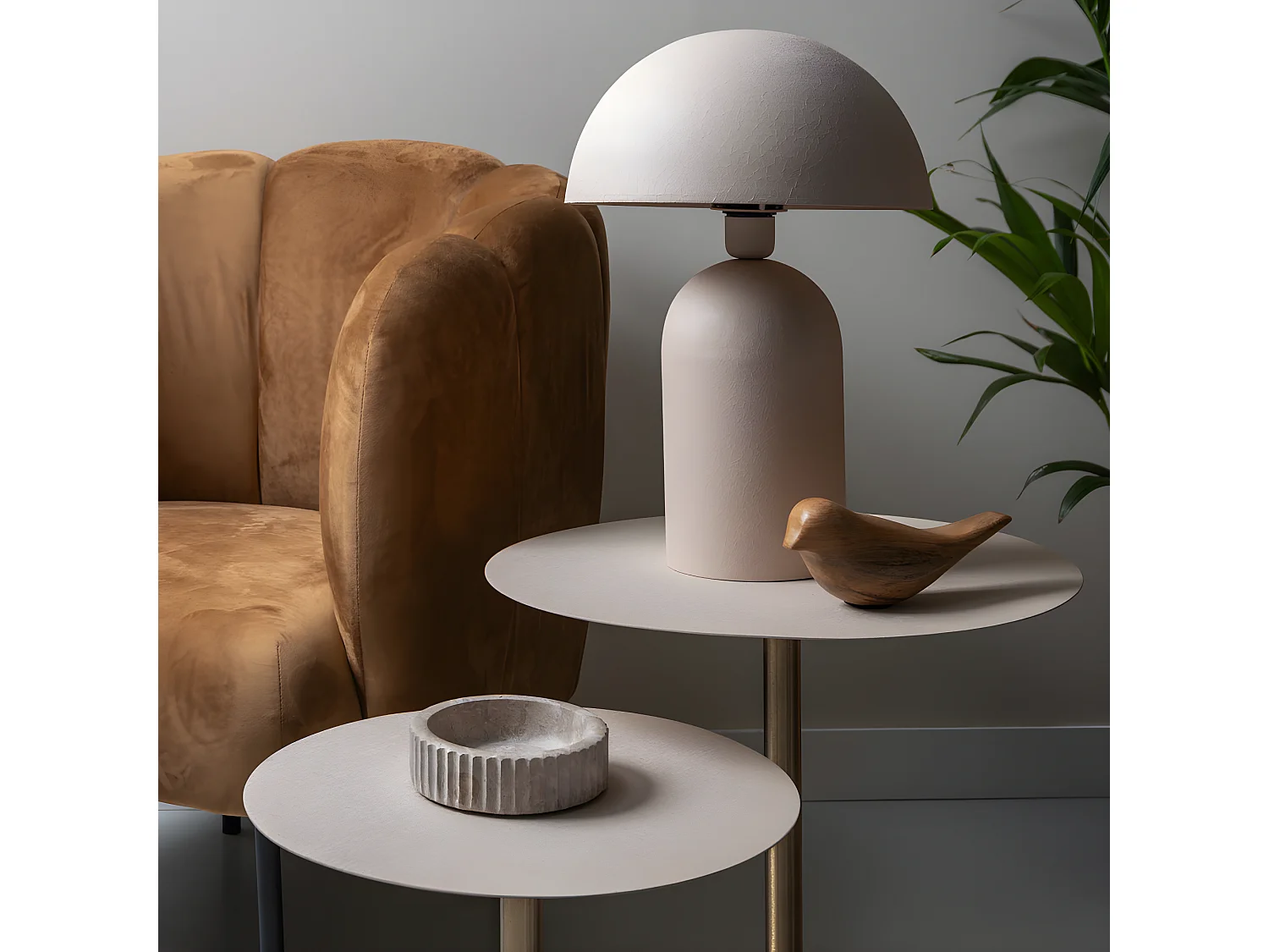 Statue en bois Oiseau Naturel  Present Time