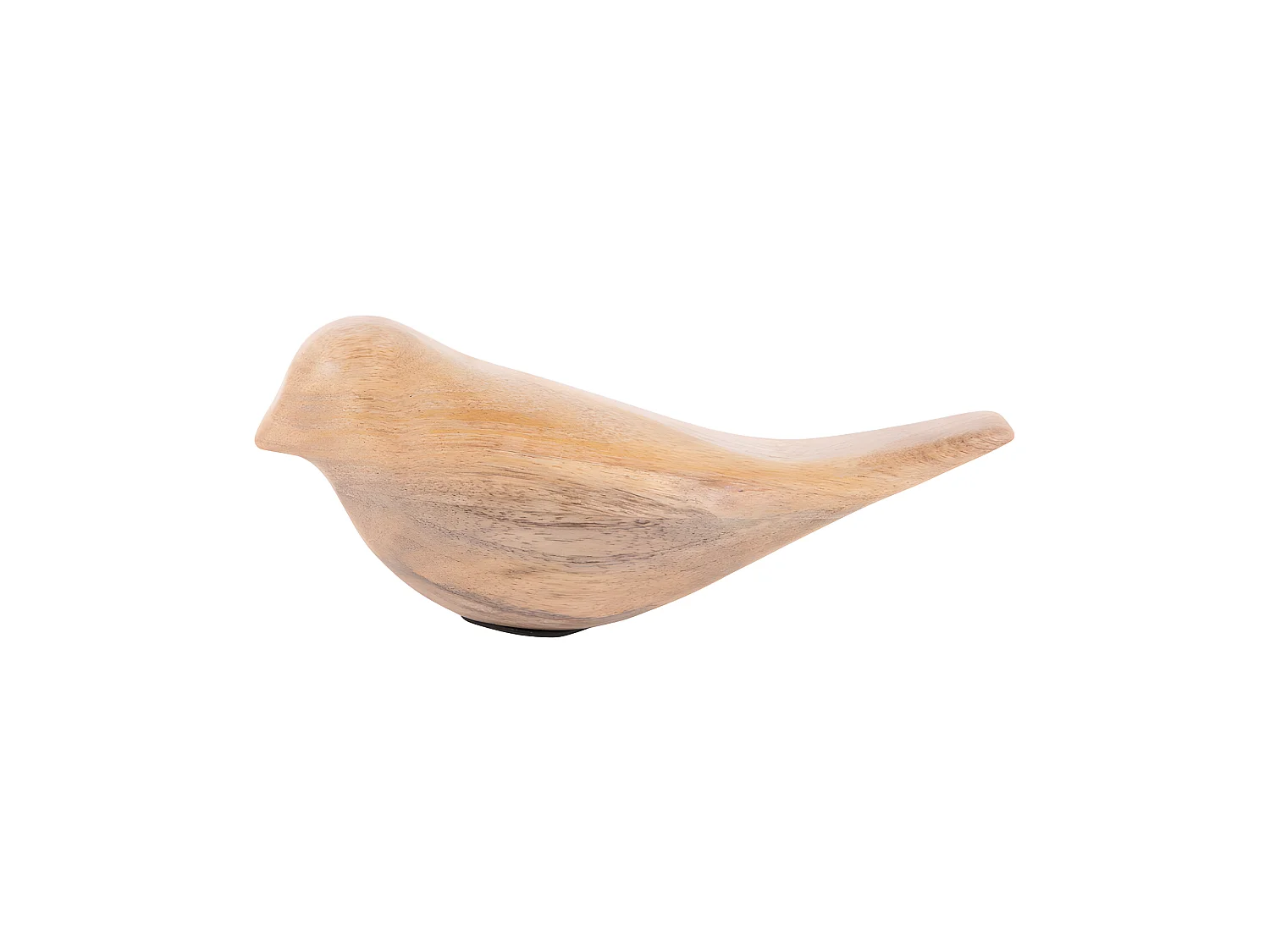 Statue en bois Oiseau Naturel  Present Time