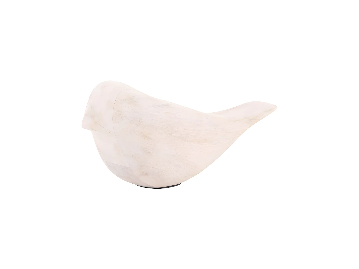 Statue en bois Oiseau Blanc  Present Time
