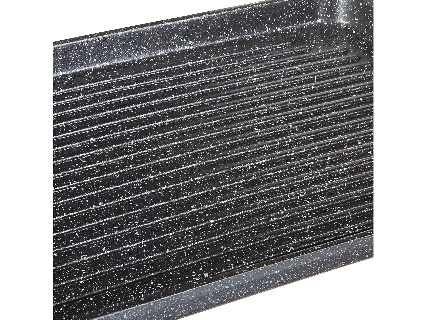 Plat à Four Revêtement Aspect Pierre "Caractère" 37cm Noir