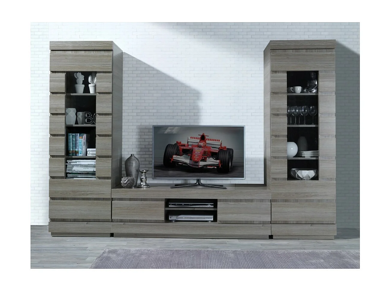 Vitrina 1 porta coleção DUCAL. Móvel design e tendência para a sua sala.