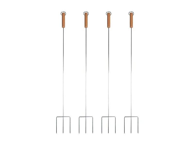 Pique chamallow à griller Lot de 4