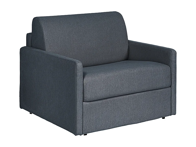 Poltrona letto a ribalta Materasso 14 cm in Tessuto Grigio - CALIFE