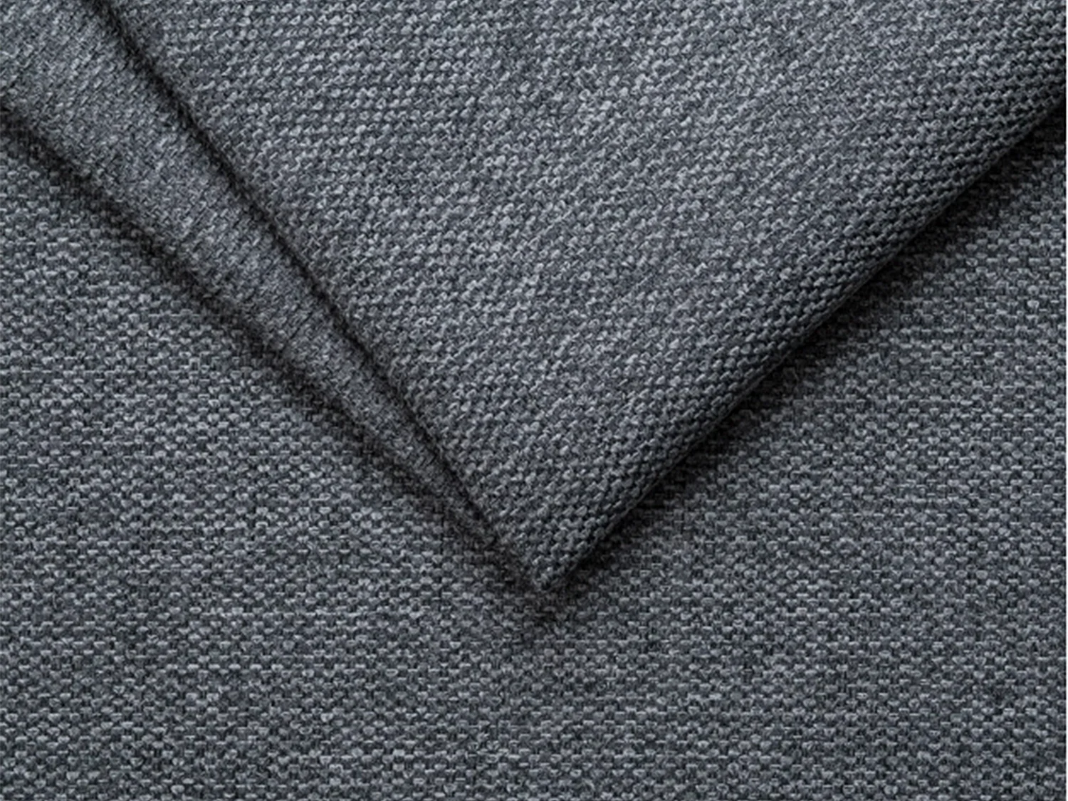 Lænestil med soveudkjagtskappe express i gris stof - Madras 14 cm CALIFE