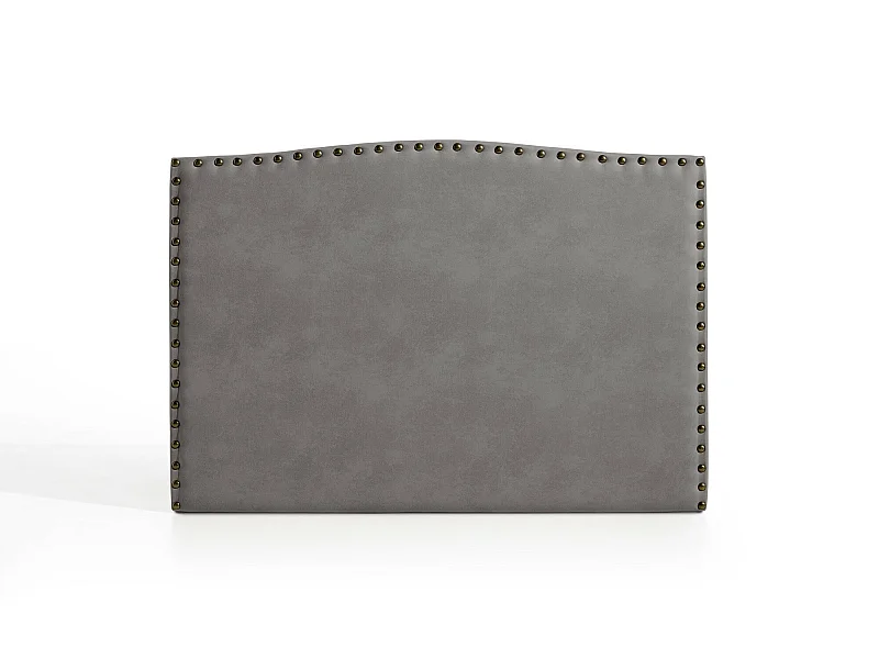 Cabecero Ambar para Cama de 110 de Tela Gris 115x115x8.