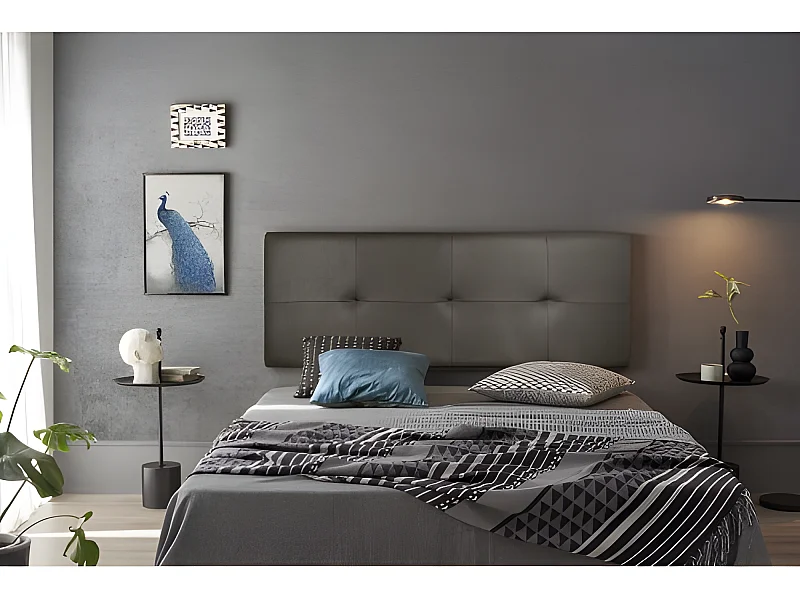 CABECERO CALA POLIPIEL CHOCOLATE 160